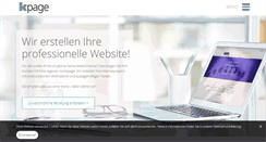 Desktop Screenshot of kpage.de